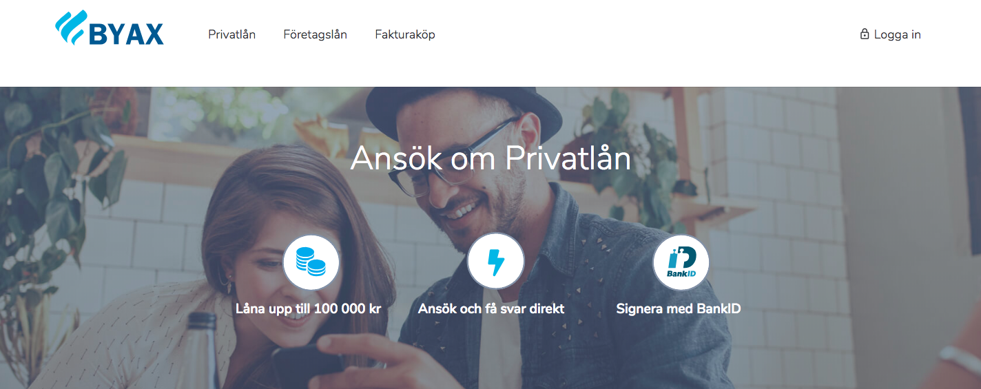 Byax finans är en långivare som finansierar lån till privatpersoner!