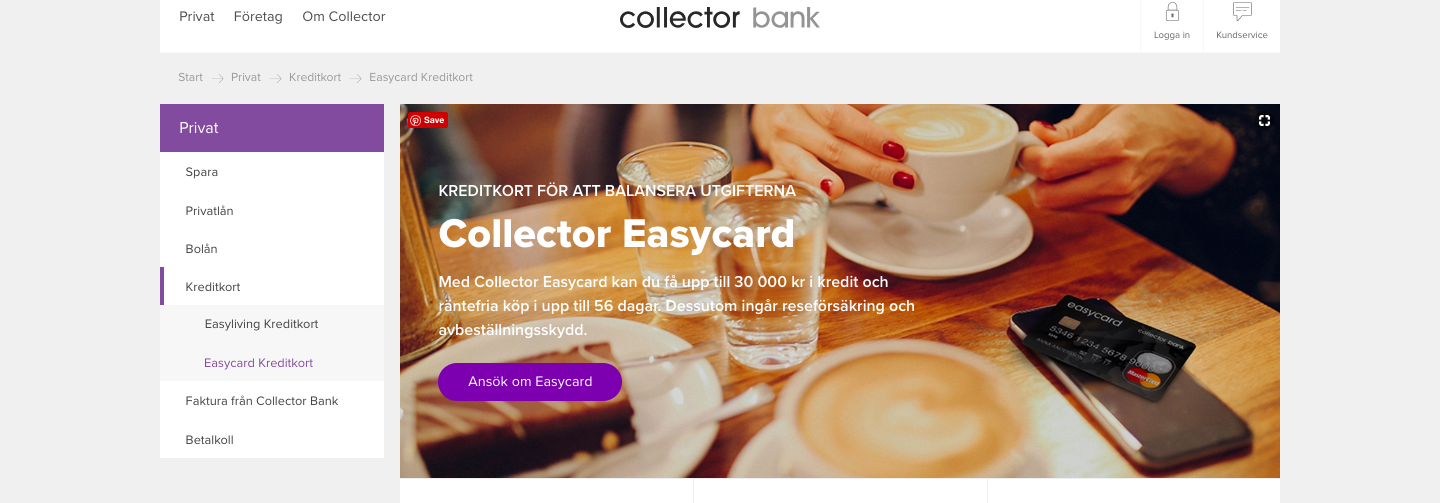 Har Collector easycard kundtjänst som man kan kontakta?