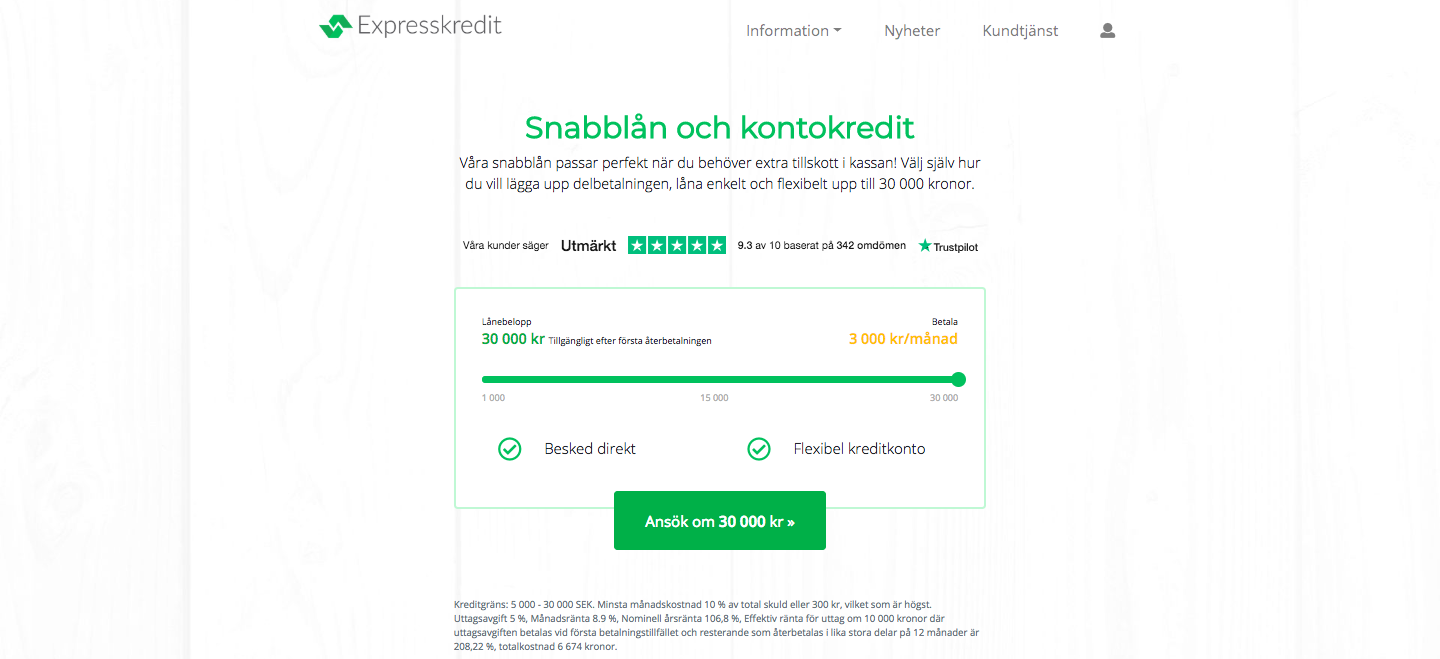 Expresskredit logga in och se över ekonomin snabbt och lätt!