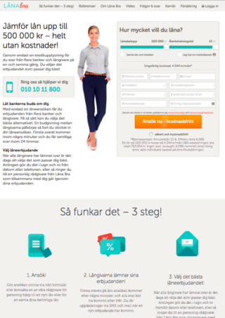 Låna Bra AB är en låneförmedlare i Sverige som förmedlar lån till privatpersoner!