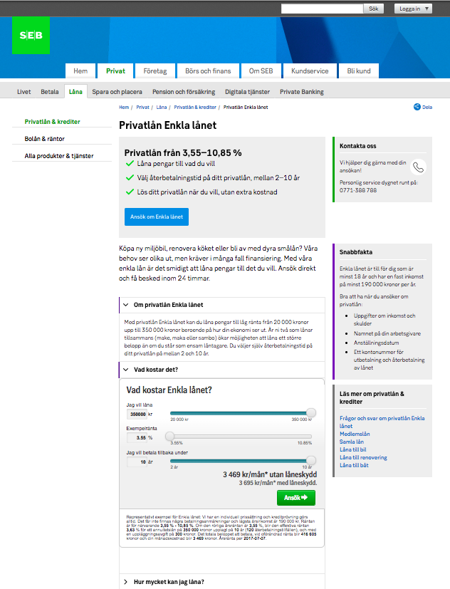 SEB privatlån logga in på mina sidor enkelt via hemsidan!