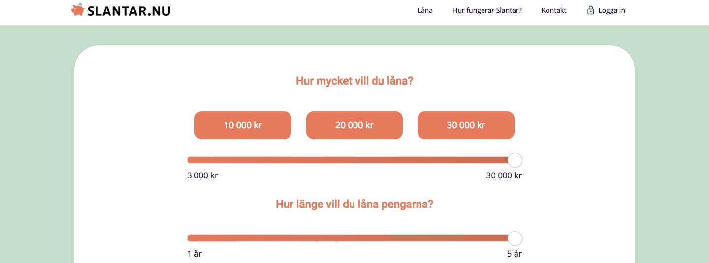 Slantar kontakt finns tillgängliga på både telefon och email!