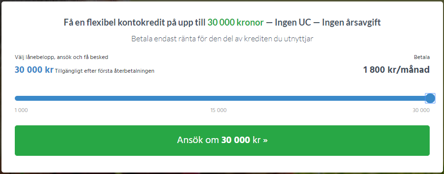 Smspengar uc - kredit där du kan låna 3000 kr utan uc kontroll!