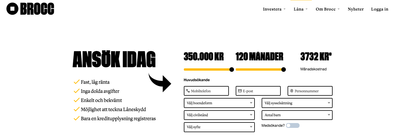 Tar Brocc UC på sina kunder då de gör kreditupplysning?