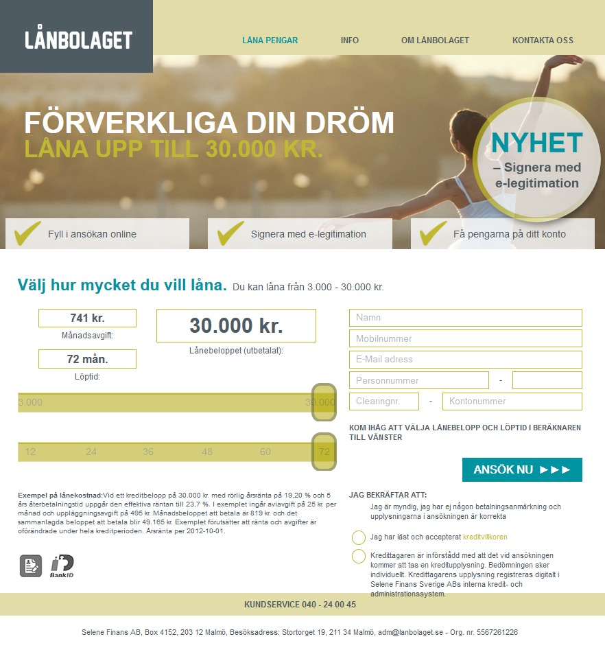 www.lånbolaget.se