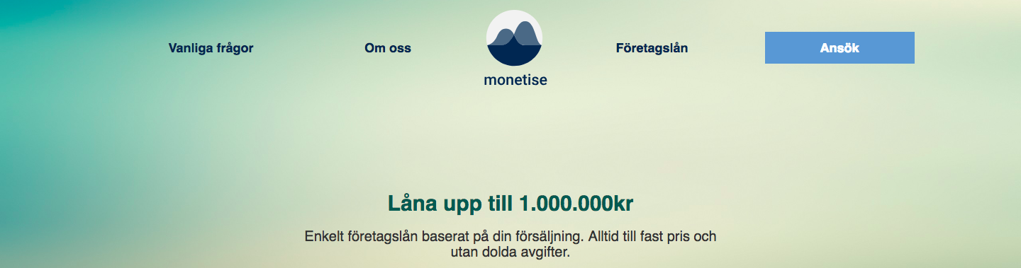 Monetise Företagslån kontakt går smidigast om man använder sig av telefonen eller skickar ett email!