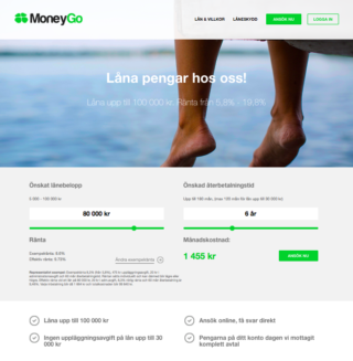 Kom enkelt i kontakt med Moneygo via deras hemsida!