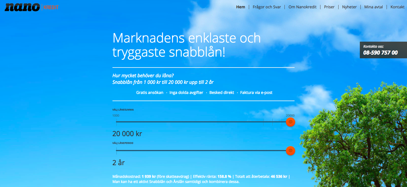 Nanokredit erbjuder kreditupplysning utan UC!